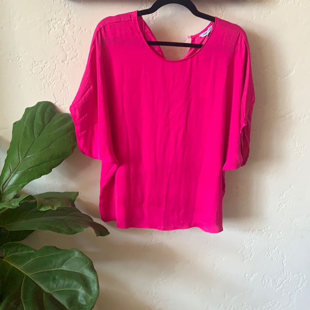 Hot pink slub fit- never worn!